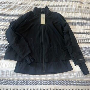 NWT $148‎ Sweaty Betty [ Medium ] Fast Lane Running Jacket in Black #U1003